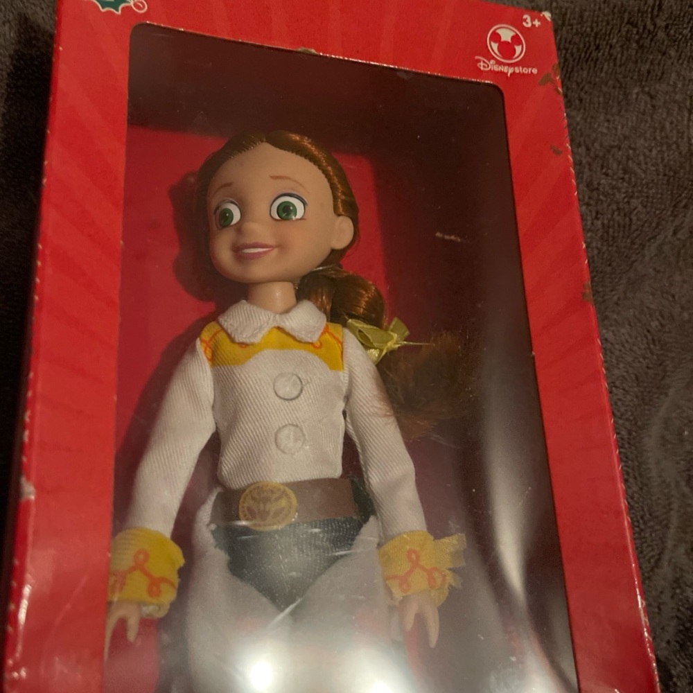 Disney Jessie Doll in White and Yellow Attire 10”Tall